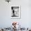 A Young Girl Brushes Her Teeth at the Sink, Ca. 1955-null-Framed Photographic Print displayed on a wall