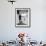 A Young Girl Brushes Her Teeth at the Sink, Ca. 1955-null-Framed Photographic Print displayed on a wall