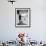 A Young Girl Brushes Her Teeth at the Sink, Ca. 1955-null-Framed Photographic Print displayed on a wall