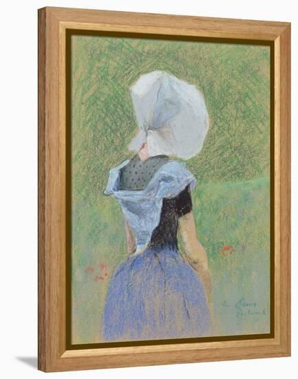 A Young Girl from Zeeland-Emile Claus-Framed Premier Image Canvas