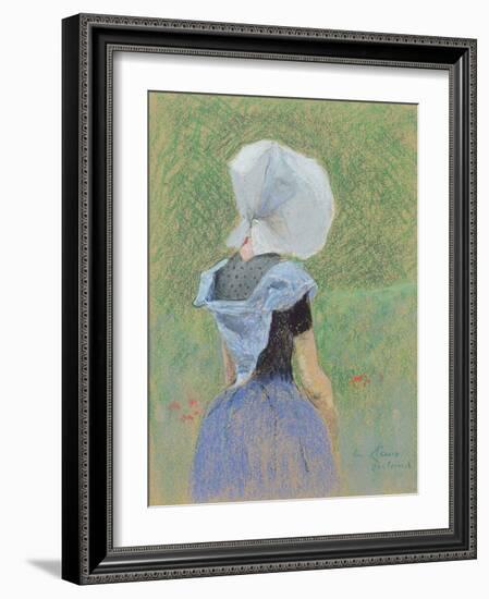 A Young Girl from Zeeland-Emile Claus-Framed Giclee Print