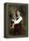 A Young Girl Holding a Basket of Grapes-Elizabeth Jane Gardner Bouguereau-Framed Premier Image Canvas