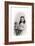 A Young Girl Holding a Doll, 20th Century-null-Framed Giclee Print