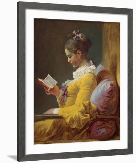 A Young Girl Reading, 1776-Jean-Honoré Fragonard-Framed Art Print