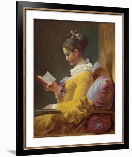 A Young Girl Reading, 1776-Jean-Honoré Fragonard-Framed Art Print