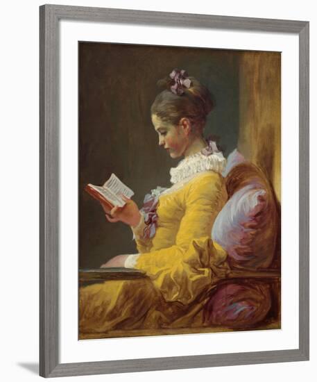 A Young Girl Reading, 1776-Jean-Honoré Fragonard-Framed Art Print