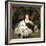 A Young Girl Resting in a Landscape with Her Dog-Frederich August Kaulbach-Framed Giclee Print