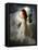 A Young Girl Wearing a White Dress Standing Beside a Horse under the Moonlight-Lynne Davies-Framed Premier Image Canvas