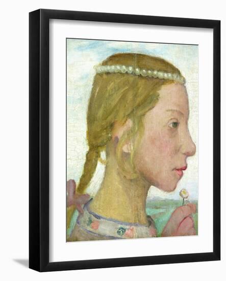 A Young Girl-Paula Modersohn-Becker-Framed Giclee Print