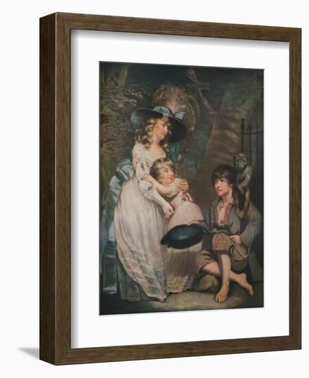 A Young Lady Encouraging the Low Comedian, c1786-1826, (1919)-William Ward-Framed Giclee Print