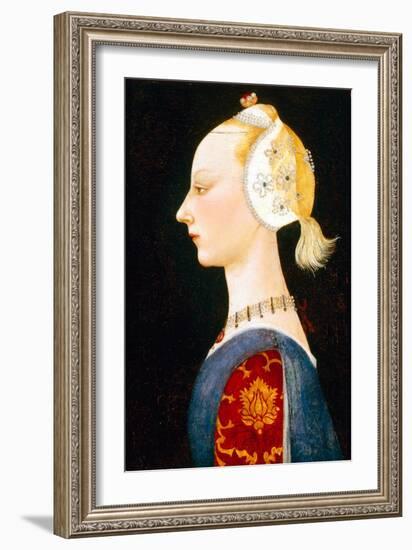 A Young Lady of Fashion-Paolo Uccello-Framed Giclee Print