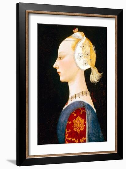 A Young Lady of Fashion-Paolo Uccello-Framed Giclee Print