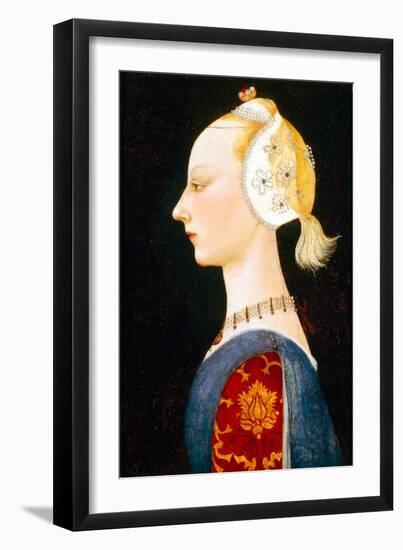 A Young Lady of Fashion-Paolo Uccello-Framed Giclee Print