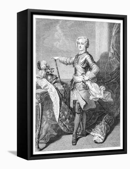 A Young Louis XV-Larmessin-Framed Premier Image Canvas