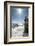 A Young Male Climber on the Summit of Pigeon Spire, Bugaboos, British Columbia-Steven Gnam-Framed Photographic Print