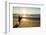 A Young Male Surfer Walks Along the Beach at End of Long Beach Island, New Jersey-Vince M. Camiolo-Framed Photographic Print