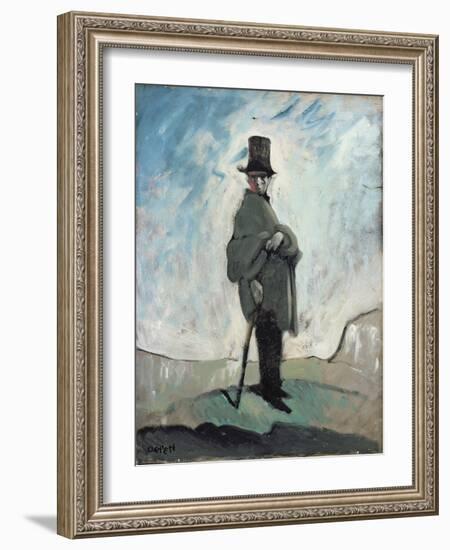 A Young Man Looking Out on the World-Sir William Orpen-Framed Giclee Print