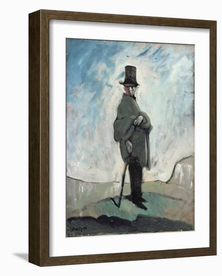 A Young Man Looking Out on the World-Sir William Orpen-Framed Giclee Print