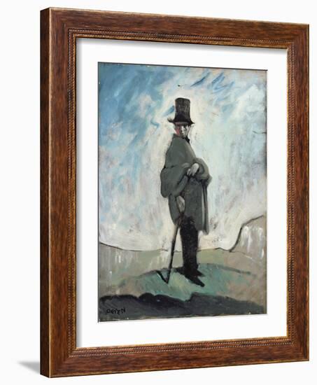 A Young Man Looking Out on the World-Sir William Orpen-Framed Giclee Print