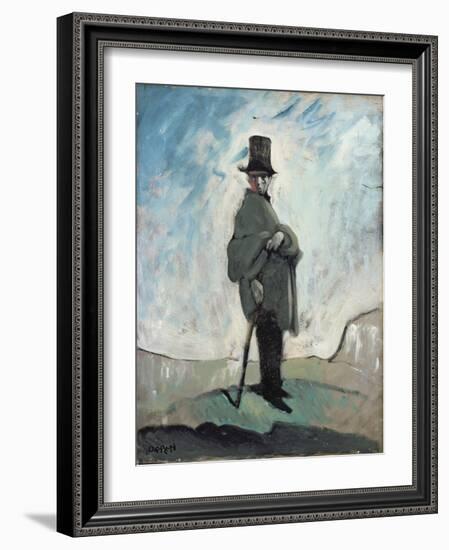 A Young Man Looking Out on the World-Sir William Orpen-Framed Giclee Print