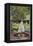 A Young Victorian Woman in an Idyllic Garden-null-Framed Premier Image Canvas