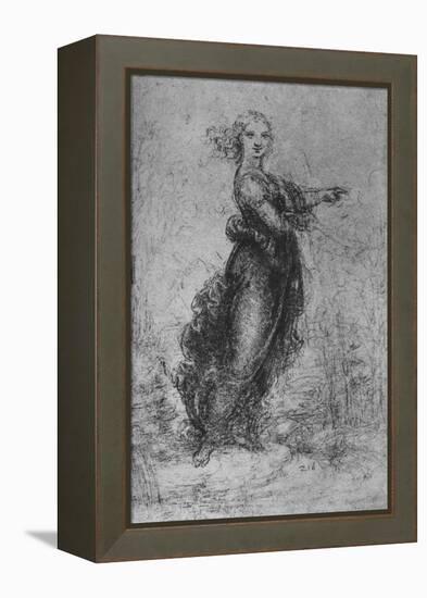 'A Young Woman Pointing', c1480 (1945)-Leonardo Da Vinci-Framed Premier Image Canvas