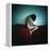 A Young Woman Sat on a Red Bed Sheet-Rafal Bednarz-Framed Premier Image Canvas