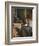 A Young Woman Seated at a Virginal-Johannes Vermeer-Framed Premium Giclee Print