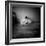 A Young Woman Sitting on a Pargued Floor-Rafal Bednarz-Framed Photographic Print