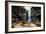 A Young Woman Stretches under Cachoeira Mosquito in Chapada Diamantina National Park-Alex Saberi-Framed Photographic Print