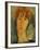 A young Woman with a Reddish Brown Collar-Amedeo Modigliani-Framed Giclee Print