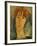 A young Woman with a Reddish Brown Collar-Amedeo Modigliani-Framed Giclee Print