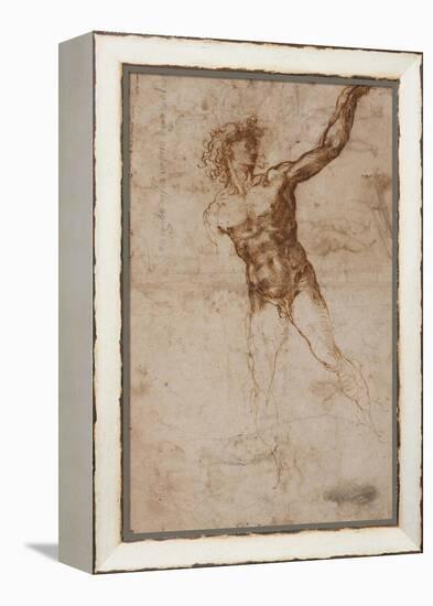 A Youth Beckoning-Michelangelo-Framed Stretched Canvas