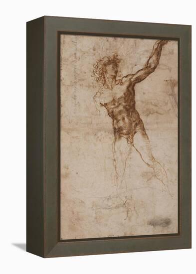 A Youth Beckoning-Michelangelo-Framed Stretched Canvas