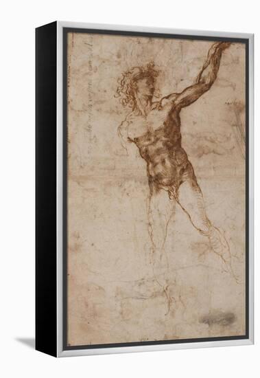 A Youth Beckoning-Michelangelo-Framed Stretched Canvas