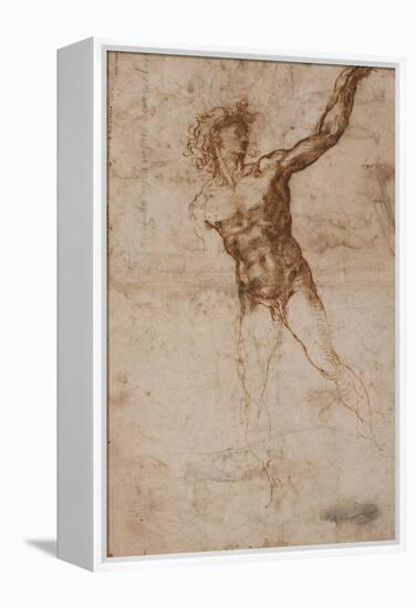 A Youth Beckoning-Michelangelo-Framed Stretched Canvas