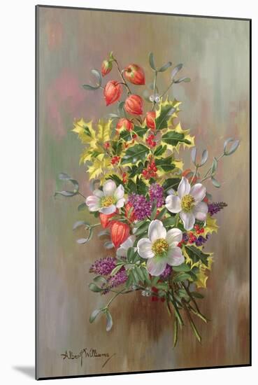 A Yuletide Posy-Albert Williams-Mounted Giclee Print