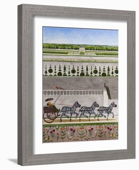 A Zeal of Zebras-Rebecca Campbell-Framed Giclee Print