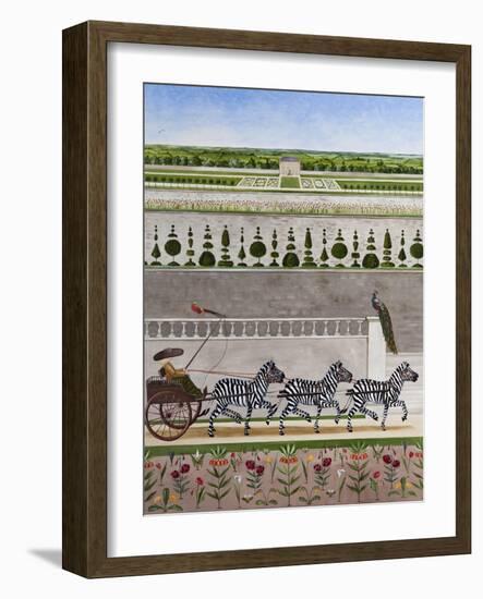 A Zeal of Zebras-Rebecca Campbell-Framed Giclee Print