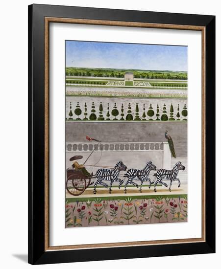 A Zeal of Zebras-Rebecca Campbell-Framed Giclee Print