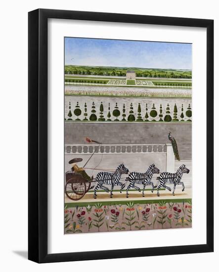 A Zeal of Zebras-Rebecca Campbell-Framed Giclee Print