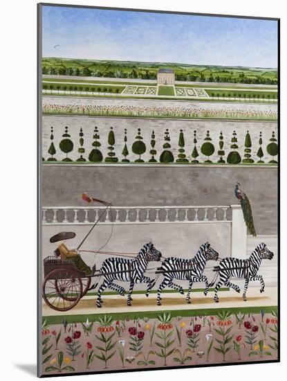 A Zeal of Zebras-Rebecca Campbell-Mounted Giclee Print
