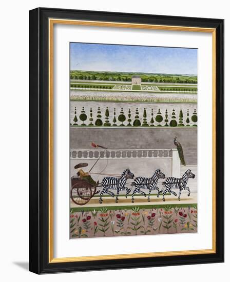 A Zeal of Zebras-Rebecca Campbell-Framed Giclee Print