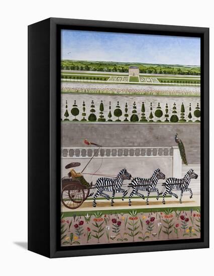 A Zeal of Zebras-Rebecca Campbell-Framed Premier Image Canvas