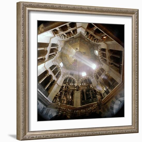 Aachen Cathedral, an Octagonal Basilica Built Shortly Before 800 by Charlemagne-null-Framed Giclee Print