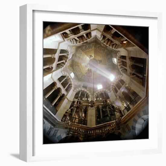 Aachen Cathedral, an Octagonal Basilica Built Shortly Before 800 by Charlemagne-null-Framed Giclee Print