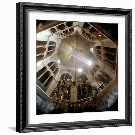 Aachen Cathedral, an Octagonal Basilica Built Shortly Before 800 by Charlemagne-null-Framed Giclee Print