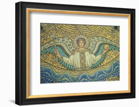 Aachen Cathedral, Mosaic of Arch Angel, Aachen, Germany-Jim Engelbrecht-Framed Photographic Print