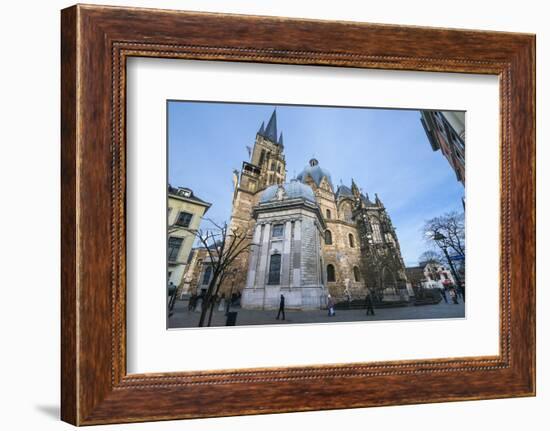 Aachen Cathedral, UNESCO World Heritage Site, Aachen, North Rhine Westphalia, Germany, Europe-G&M-Framed Photographic Print