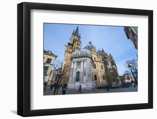 Aachen Cathedral, UNESCO World Heritage Site, Aachen, North Rhine Westphalia, Germany, Europe-G&M-Framed Photographic Print